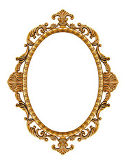 Gold vintage frame