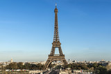 Fototapeta Paryż - Eiffel Tower (La Tour Eiffel). Paris, France. 