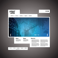 Wall Mural - website template