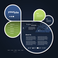 Wall Mural - website template