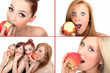 Äpfel essen