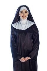 Canvas Print - Catholic nun