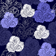 Wall Mural - Floral seamless pattern