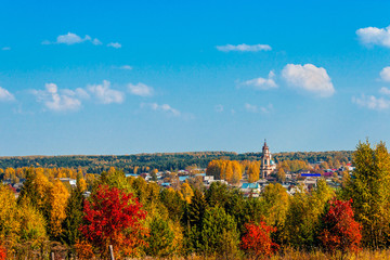 Wall Mural - russian village