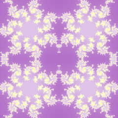 Wall Mural - fractal floral pattern