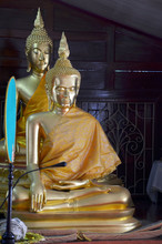 Buddha Inside A Temple