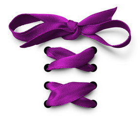 Shoe lace ribbon