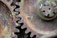 Rusty Iron Wheel