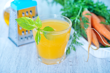 Poster - carrot juice