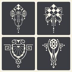 Wall Mural - vector abstract ornaments for design of printed and web products