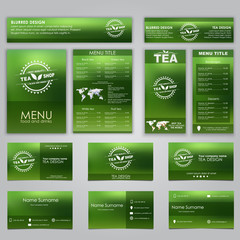 Wall Mural - Set of corporate identity