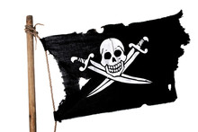 Waving Pirate Flag