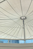 Fototapeta Mosty linowy / wiszący - Tent fabric roof