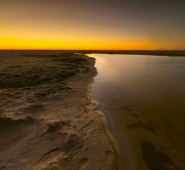 Poster - Beautiful sunset over Baltic sea