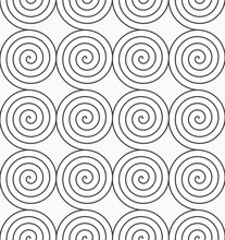 Gray Archimedean Spirals