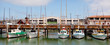 Panoramic view of Fisherman Wharf San Francisco