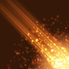 Wall Mural - Abstract corner glitter circle and line background