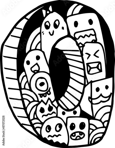 Board z aluminiowym obramowaniem Wyciągnąć rękę numer doodle ilustracji
