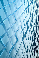 Wall Mural - abstract glass cubes background