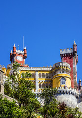 Wall Mural - Sintra, Portugal. Pena National Palace.