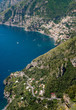 Amalfi Coast view from hiking trail Pass of the Gods.
