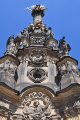 Wall Mural - Holy Trinity Column in Prague's old town. The monument is in the UNESCO World Cultural Heritage