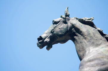 Giuseppe Garibaldi Statue at Gianicolo - Rome, Italy (Detail)