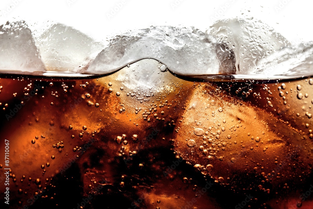 Soda, Cola, Cold Drink. - obrazy, fototapety, plakaty 