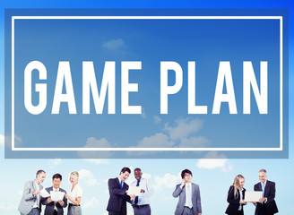 Canvas Print - Game Plan Strategy Tactic Planning Vision Concept
