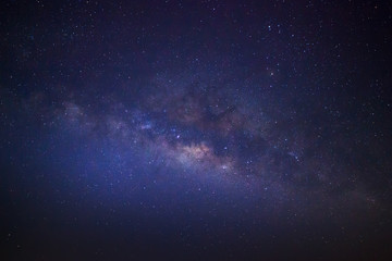Wall Mural - the center of the milky way galaxy, long exposure photograph