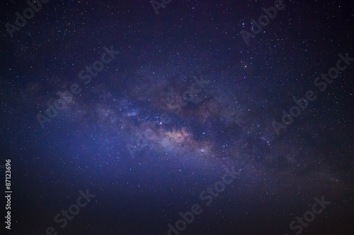 Fotomural The center of the milky way galaxy, Long exposure photograph