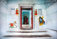 Rajasthan Painting In Hindu Temple
