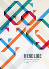 Abstract vector design template. Concept for business infographi