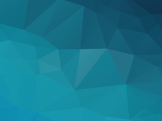 Wall Mural - blue triangular triangle background