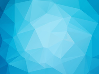 Wall Mural - blue triangular triangle background