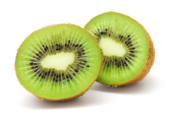 Wall Mural - kiwi isolated on white background
