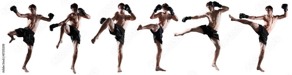 Foto Kickboxing, thai, boxing.