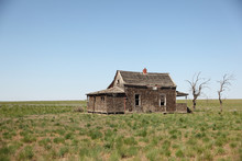 Abandoned Old House In The Countryside.