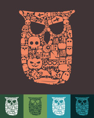 Poster - owl icon