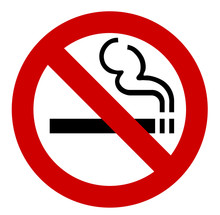 No Smoking Sign Vector