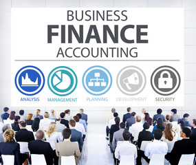 Wall Mural - Business Finance Accounting Economy Meeting Concept
