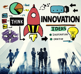 Sticker - Innovation Business Plan Creativity Mission Strategy Concept