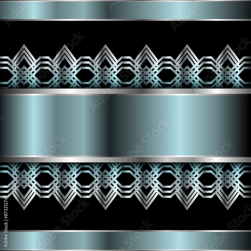 Abstract metallic background