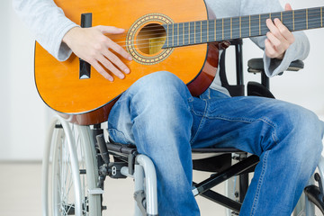 Disabled guitarist