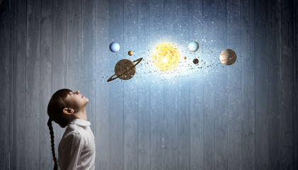 Wall Mural - I will be astronaut
