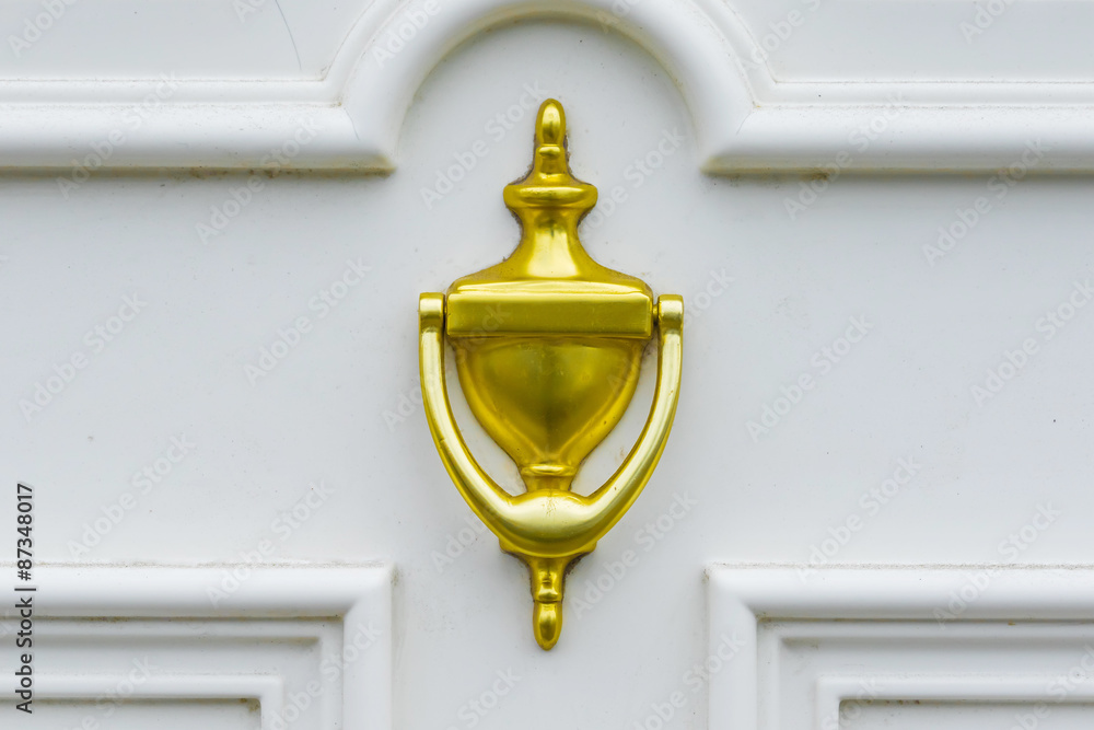 ドアノッカー Tirling pin Stock Photo | Adobe Stock