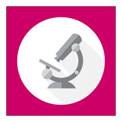 Canvas Print - Microscope icon