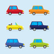 © iaroslav_get - Vector Flat Icon Set of Modern Vehicles, Including Various of Cars