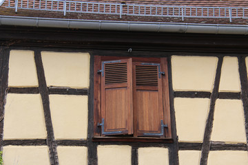 Alsace architecture village de Riquewihr
