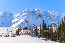 View Of Top Station Of Chairlift In Rohace Ski Resort, Tatra Mountains, Slovakia